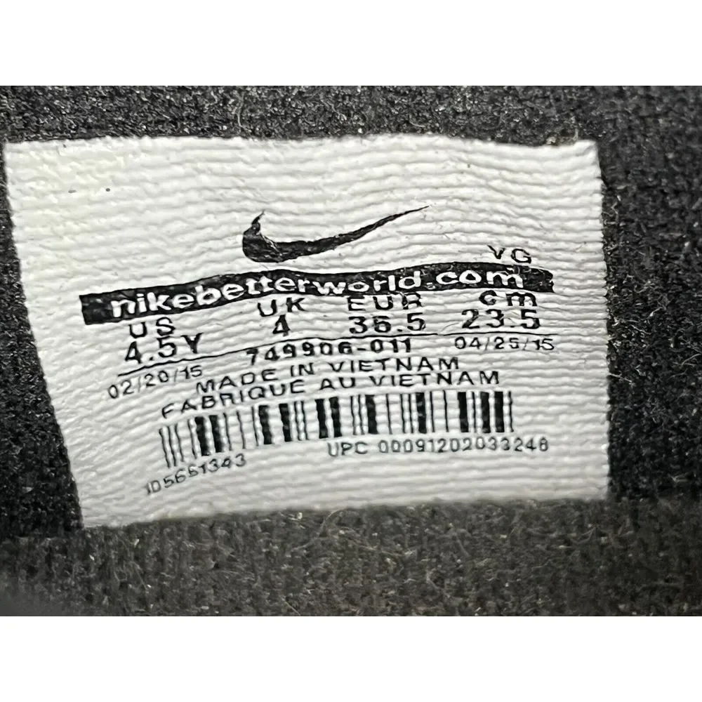 Nike Shoes Youth 4.5 Soccer Cleats Black Bravata Low Swoosh Sneakers‎ Athletic